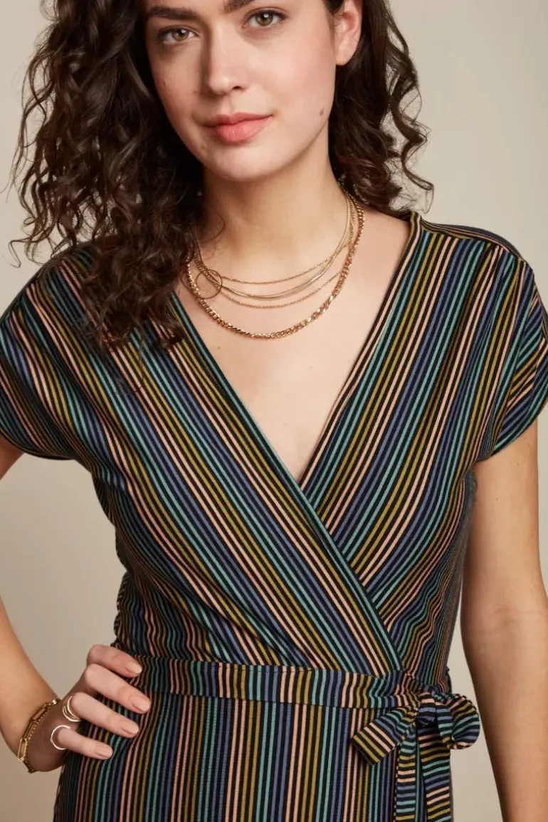 Abigail Dress Mariani Stripe