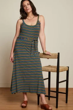 Allison Midi Dress Mariani Stripe