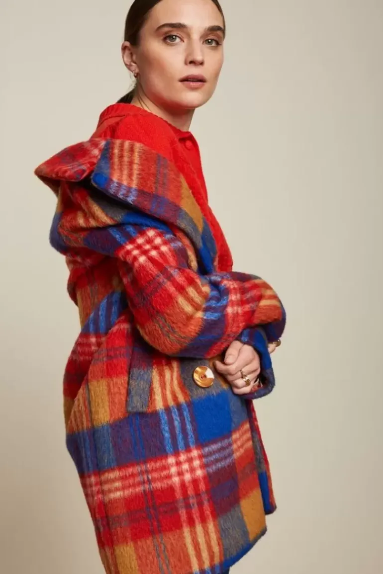 Amelie Coat Hutton Check