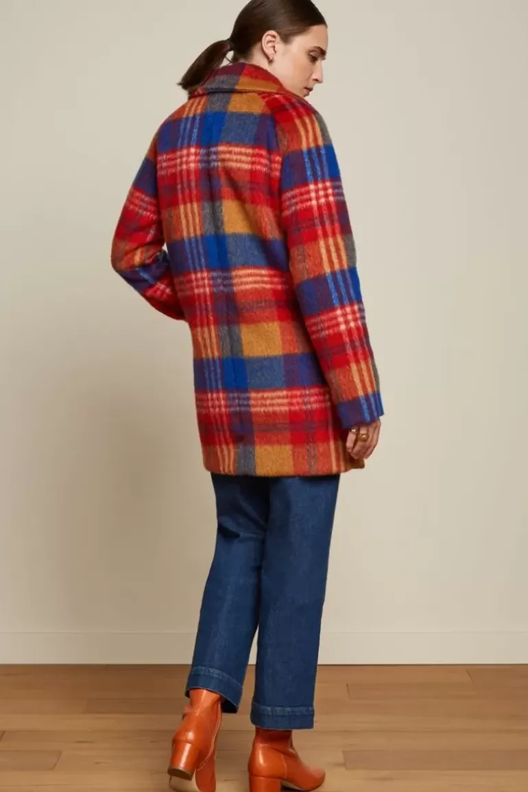 Amelie Coat Hutton Check