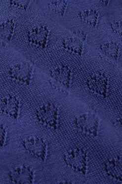 Bella Knit Top Heart Ajour