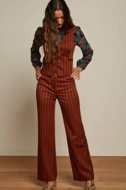 Bianca Gilet Cubano Stripe