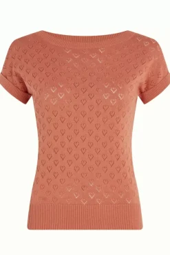 Boatneck Top Heart Ajour Bci