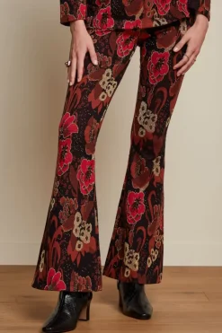 Border Flared Pants Bloomsbury