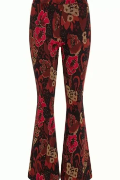 Border Flared Pants Bloomsbury