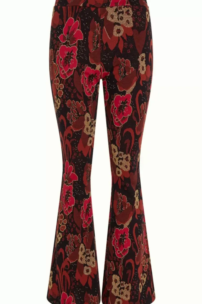 Border Flared Pants Bloomsbury