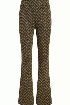 Border Flared Pants Facet