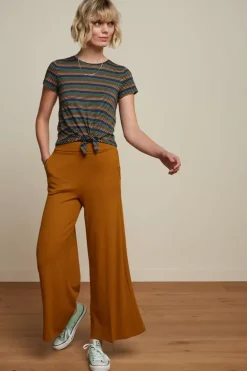 Border Palazzo Pants Milano Crepe