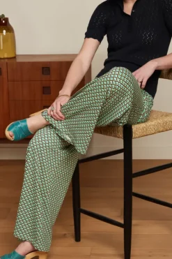 Border Palazzo Pants Vegas