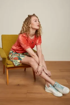 Border Skirt Tamarind