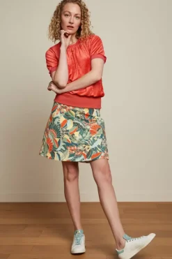 Border Skirt Tamarind