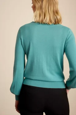 Cardi Deep V Long Cottonclub