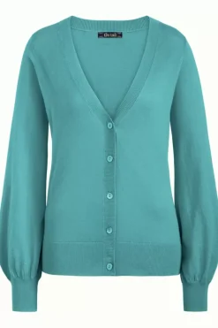 Cardi Deep V Long Cottonclub