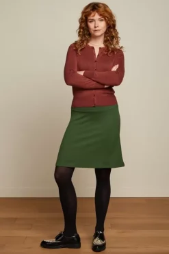 Cardi Roundneck Organic Lapis