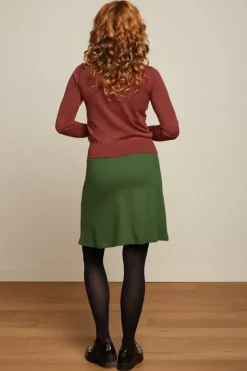 Cardi Roundneck Organic Lapis