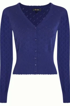 Cardi V Heart Ajour Bci