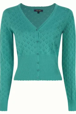 Cardi V Heart Ajour Bci