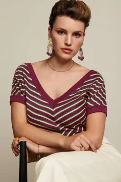 Double V Top Ruiz Stripe