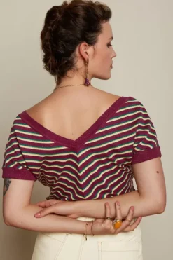 Double V Top Ruiz Stripe