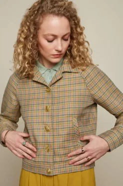 Elle Baseball Jacket Siren Check