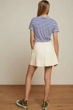 Garbo Pocket Mini Skirt Safari Denim