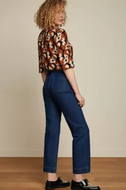 High Waisted Pants Golden Denim