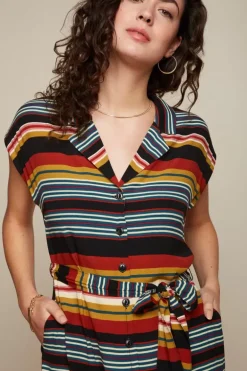 Irene Dress Maxim Stripe