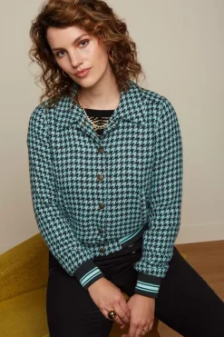 Isa Collar Jacket Rubio Check