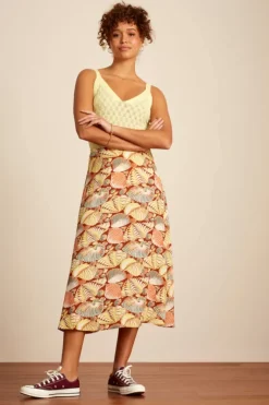 Juno Midi Skirt Neptuno