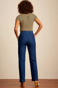 Lara Sailor Pants Golden Denim