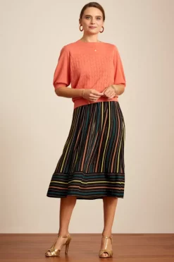 Layla Skirt Oleo Stripe