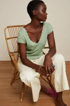 Lila V Top Rocky Ajour