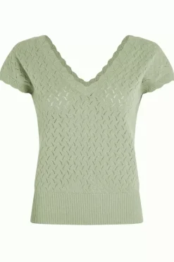 Lila V Top Rocky Ajour