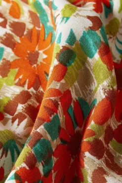 Lisa Flared Blouse Keylime