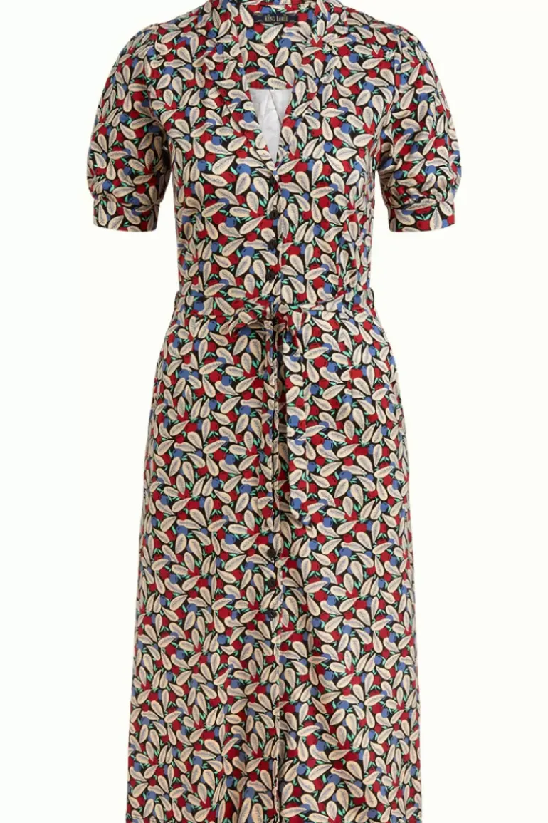 Lola Button Dress Kir Royal