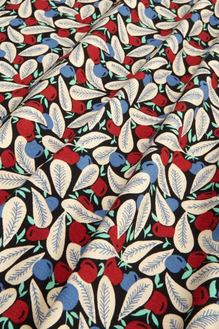 Lola Button Dress Kir Royal