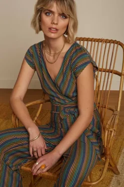 Lot Midi Jumpsuit Mariani Stripe