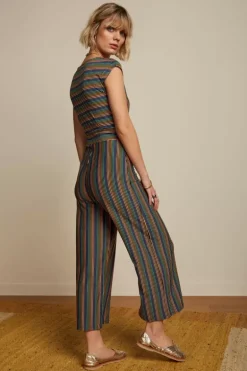 Lot Midi Jumpsuit Mariani Stripe