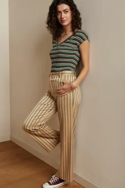 Marcie Pants Cubano Stripe