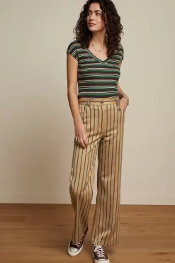 Marcie Pants Cubano Stripe