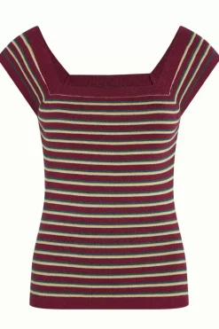 Marie Rib Top Ruiz Stripe