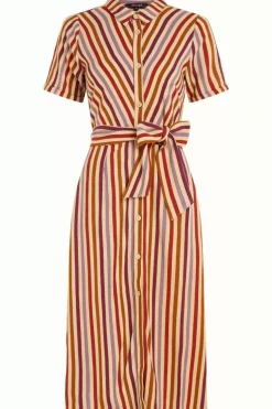 Rosie Dress Cassava Stripe