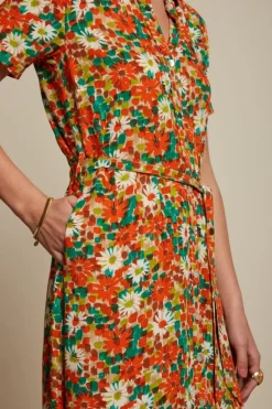 Rosie Midi Dress Keylime