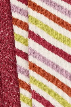 Socks 2-Pack Cassava Stripe