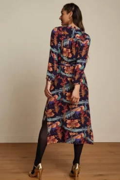 Stella Midi Dress Manhattan