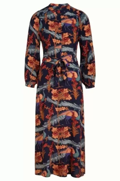 Stella Midi Dress Manhattan