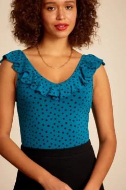 Vicky Ruffle Top Farola